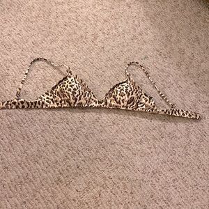 New J. Crew Leopard Swim Top